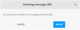 Deleting message