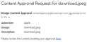 Approval Request Email