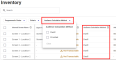 Filter inventory by calculation method