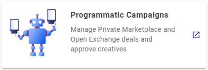 Programmatic Campaigns widget