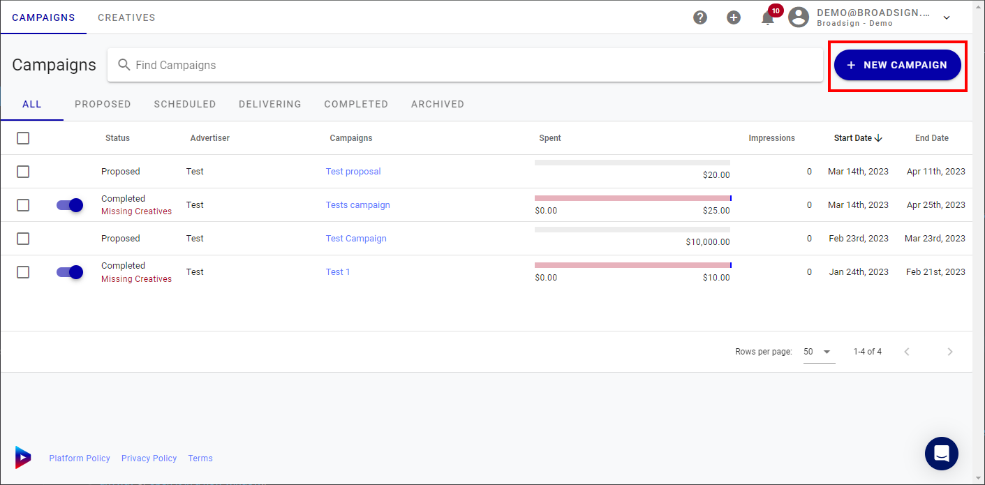 New Campaign New Campaign