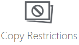 Restrictions de copie publicitaire