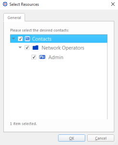 Adding a contact to the domain