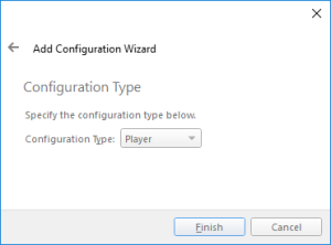 The Configuration Type page